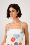 Vestido Cropped Estampa Sol