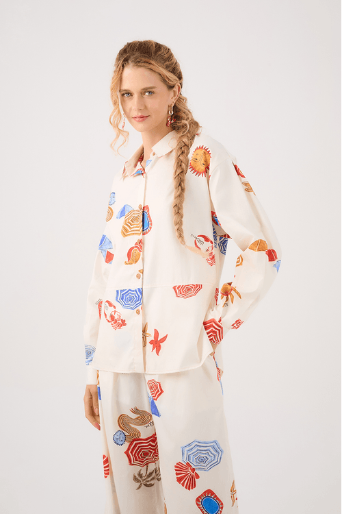 Camisa Estampa Sol