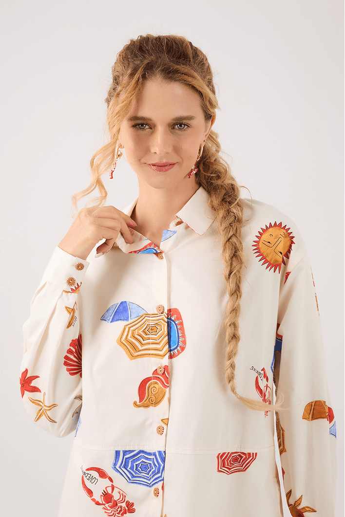 Camisa Estampa Sol