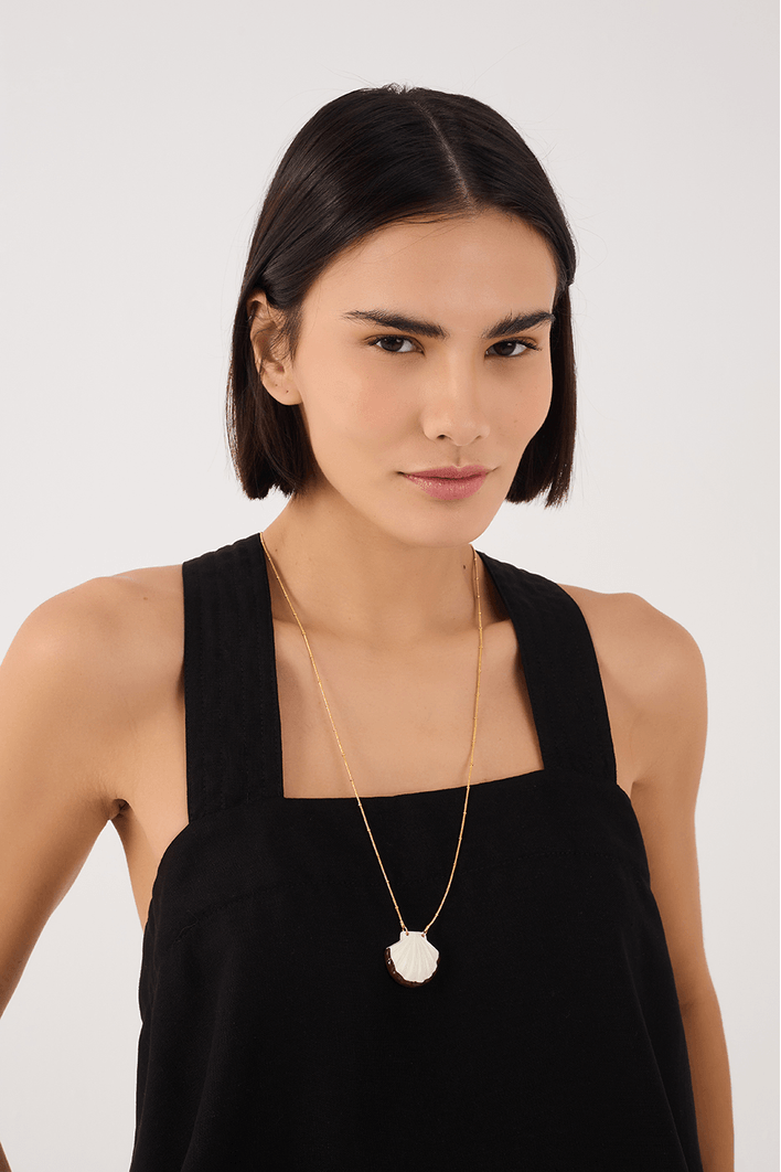Blusa Linho Alça Costas Cruzada