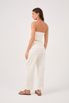 Calça Linho Bordado Lurex Sol