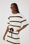Cropped Moletom Estampa Beira Mar
