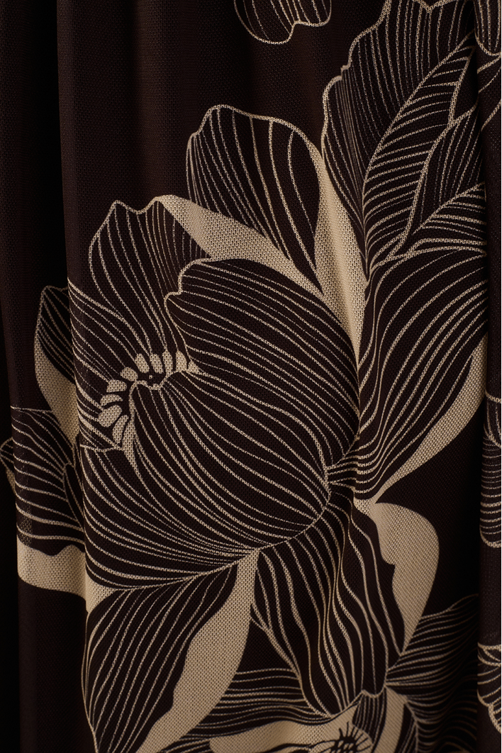 Vestido Tule Estampa Flora