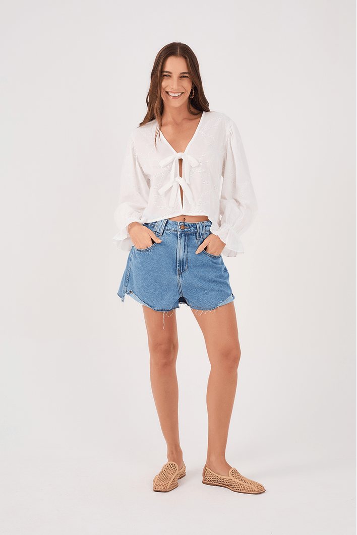 Camisa Laise Bordada