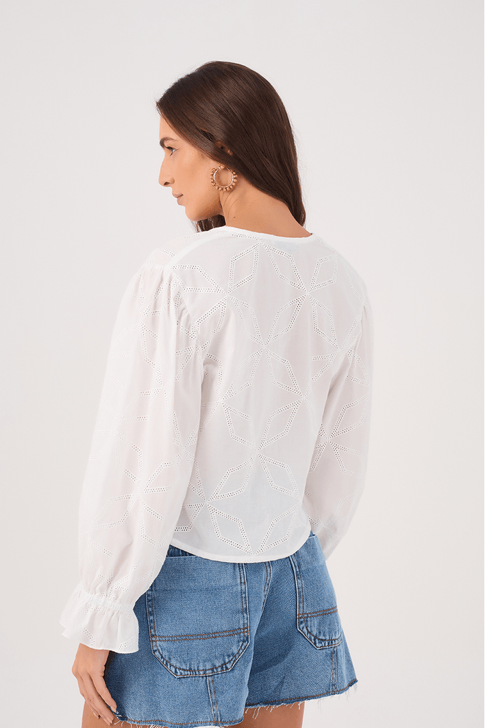 Camisa Laise Bordada