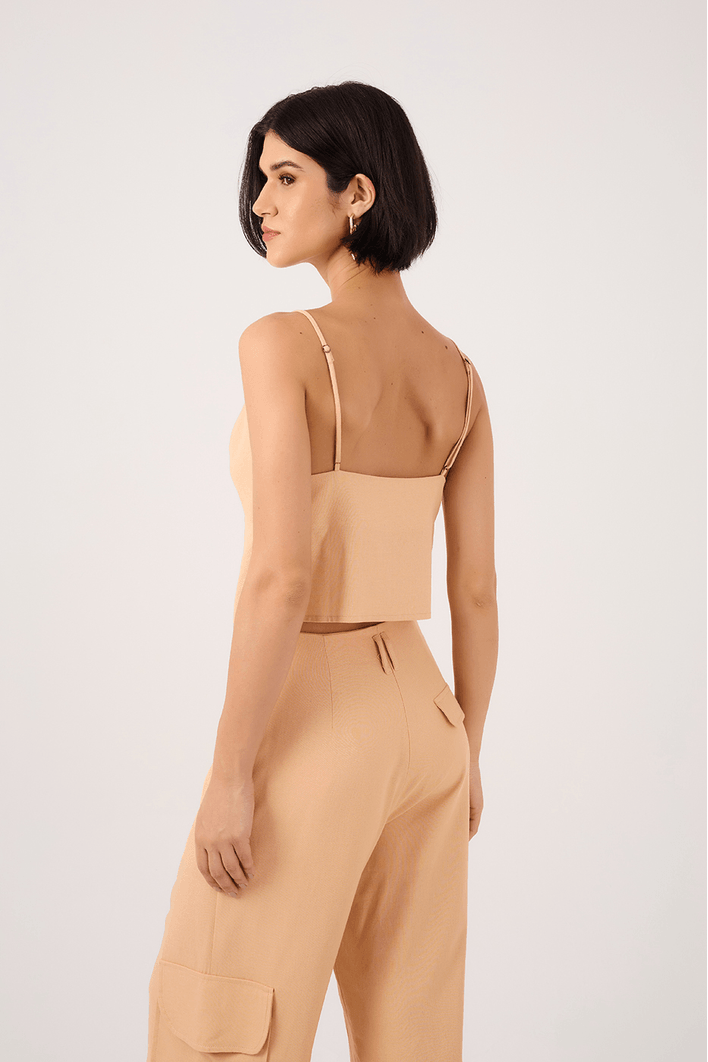 Blusa Linho Amarração