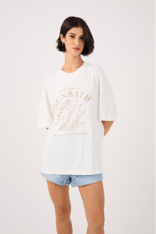 T-shirt Silk Sunbath