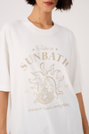 T-shirt Silk Sunbath