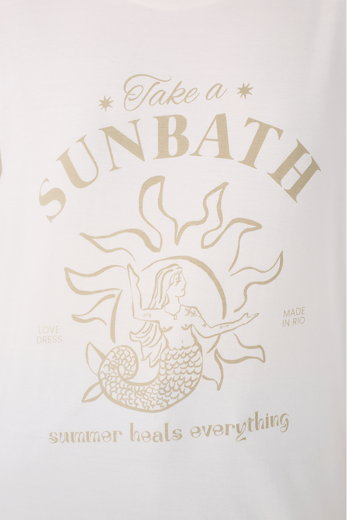 T-shirt Silk Sunbath