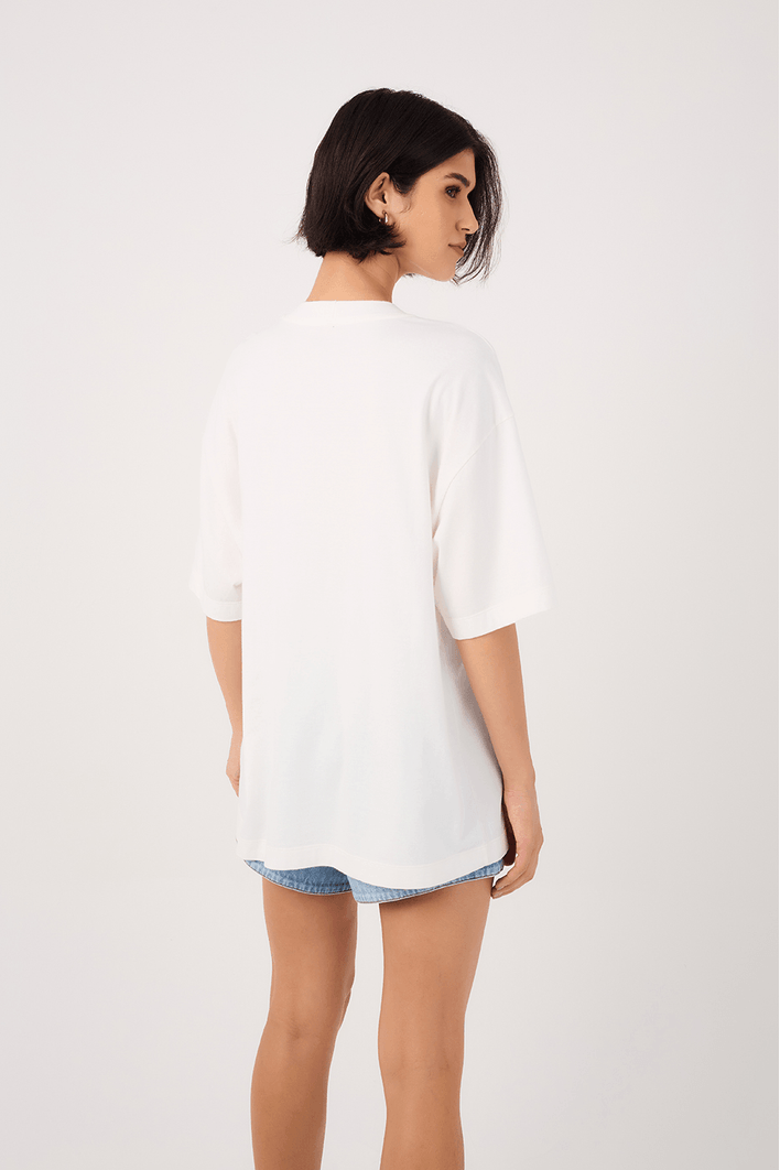 T-shirt Silk Sunbath