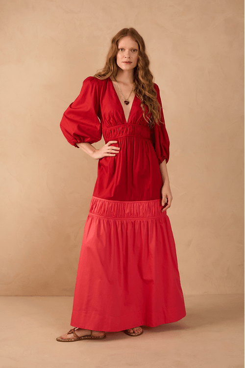 Vestido Cropped Algodão Drapeado