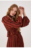 Blusa Lurex Estampa Refúgio