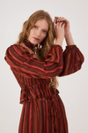 Blusa Lurex Estampa Refúgio