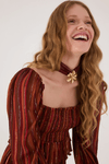 Blusa Lurex Estampa Refúgio