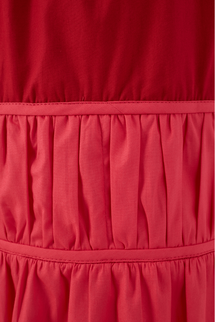 Vestido Cropped Algodão Drapeado