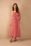 Vestido Midi Listras Sianinha