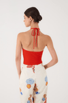 Blusa Cropped Recortes Frente