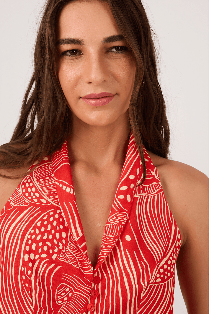 Blusa Estampa Lagoa Guará