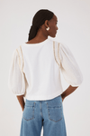 Blusa Manga Com Entremeio