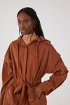 Parka Com Faixa Cintura