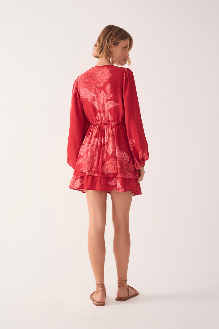 Vestido Estampa Orquidário