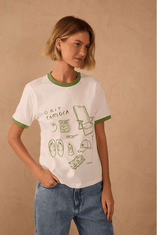 T-shirt Silk Kit Carioca - Ann Muana