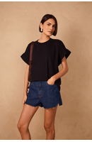 Short Jeans Boyfriend Dark