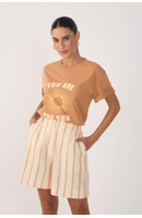 T-shirt Silk The Sun