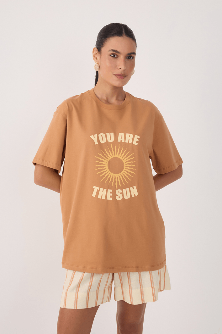 T-shirt Silk The Sun