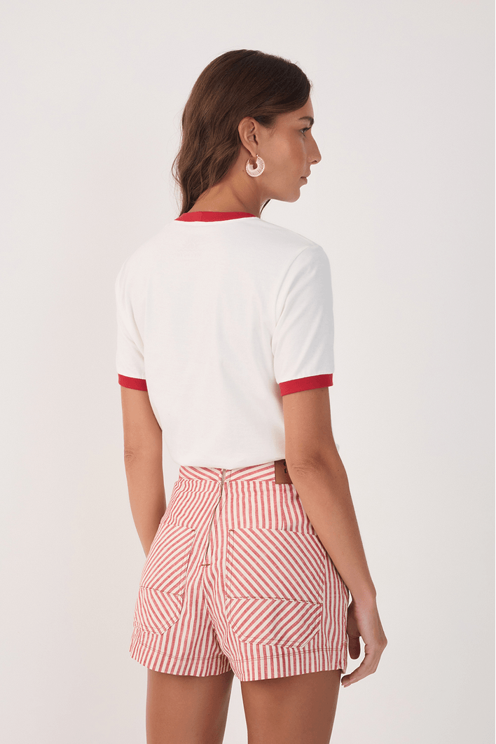 T-shirt Blooming Bordado