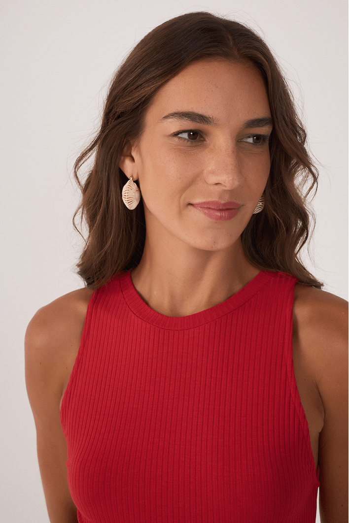 Blusa Básica Canelada