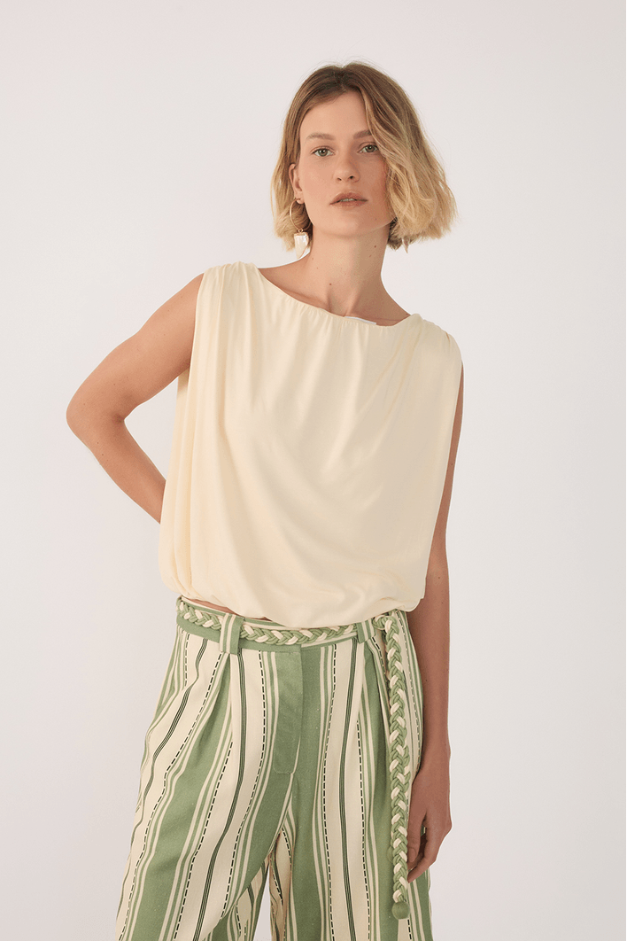 Blusa Balonê Modal