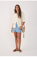 Short Jeans Básico Médio