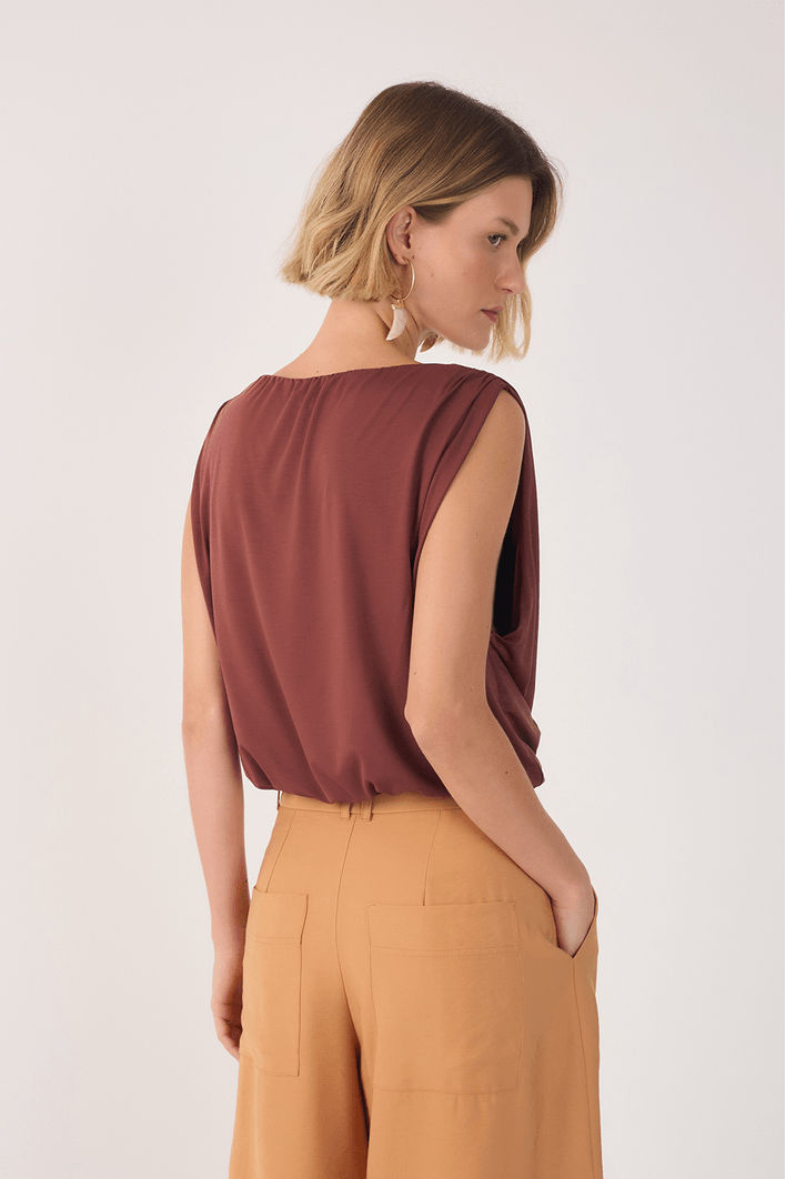 Blusa Balonê Modal