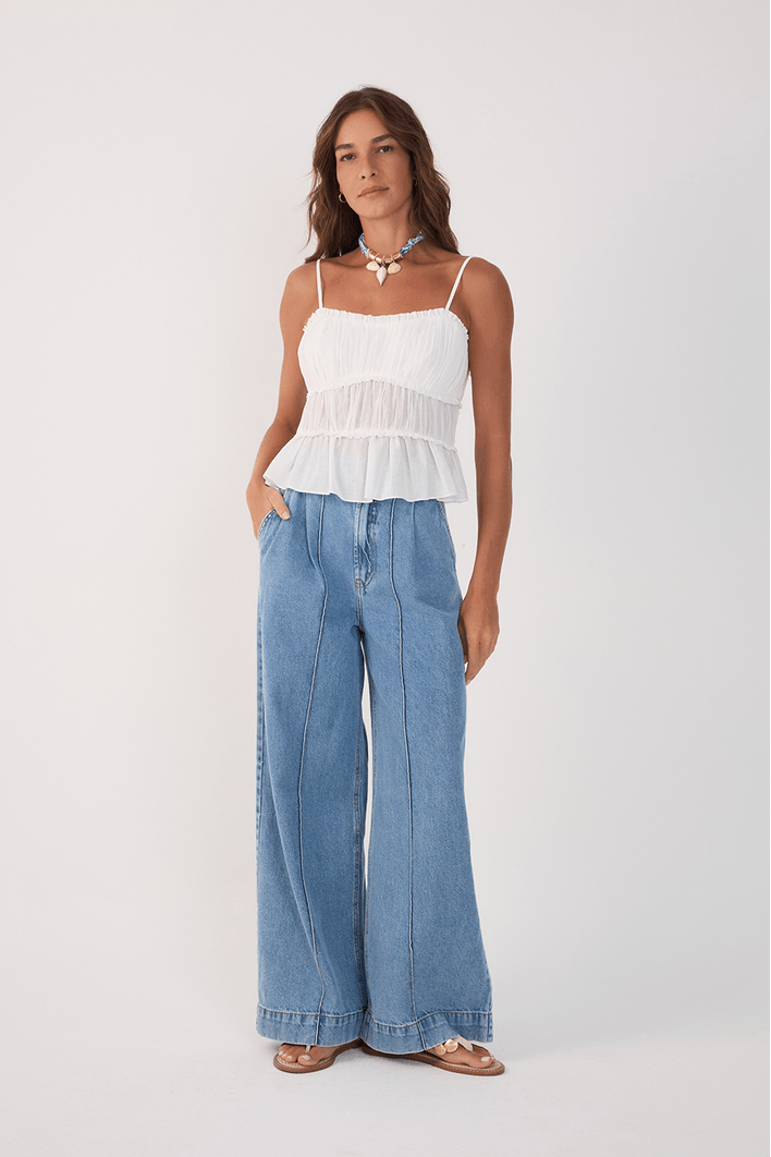Calça Jeans Alfaiataria