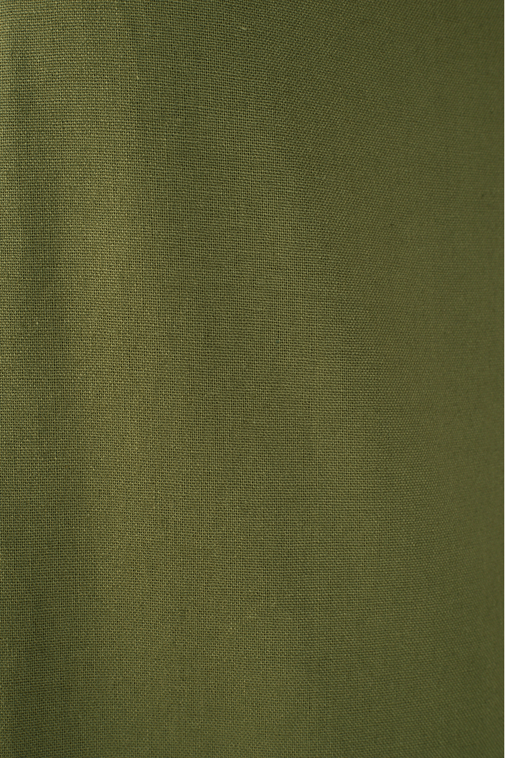 Vestido Curto Linho Sobreposto