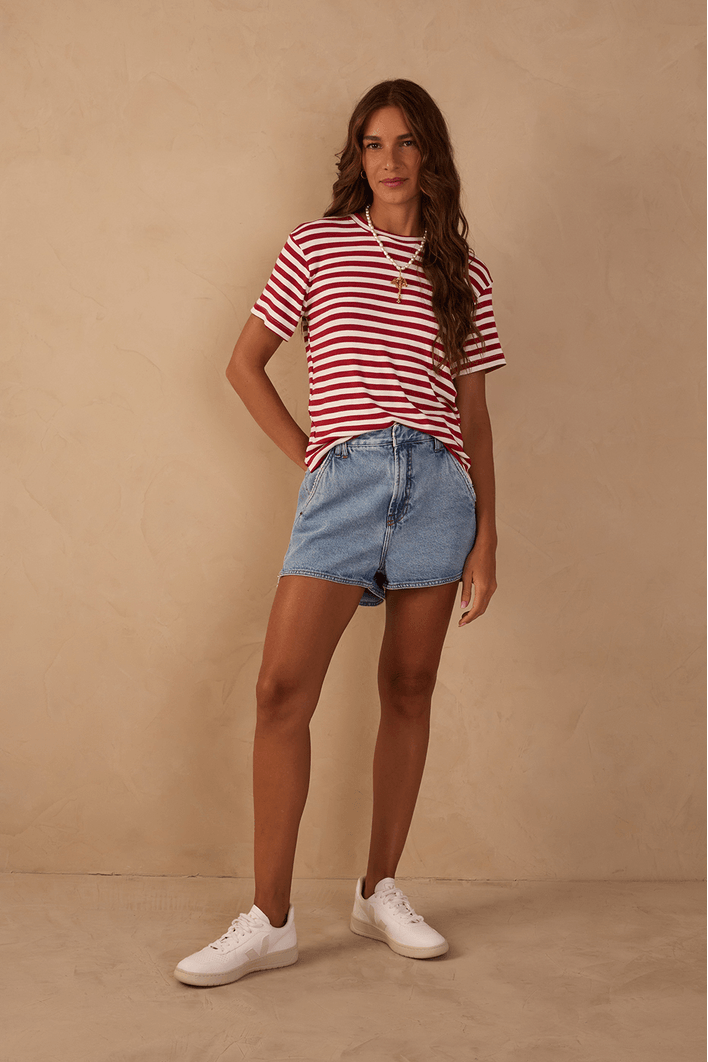 Short Jeans Alfaiataria