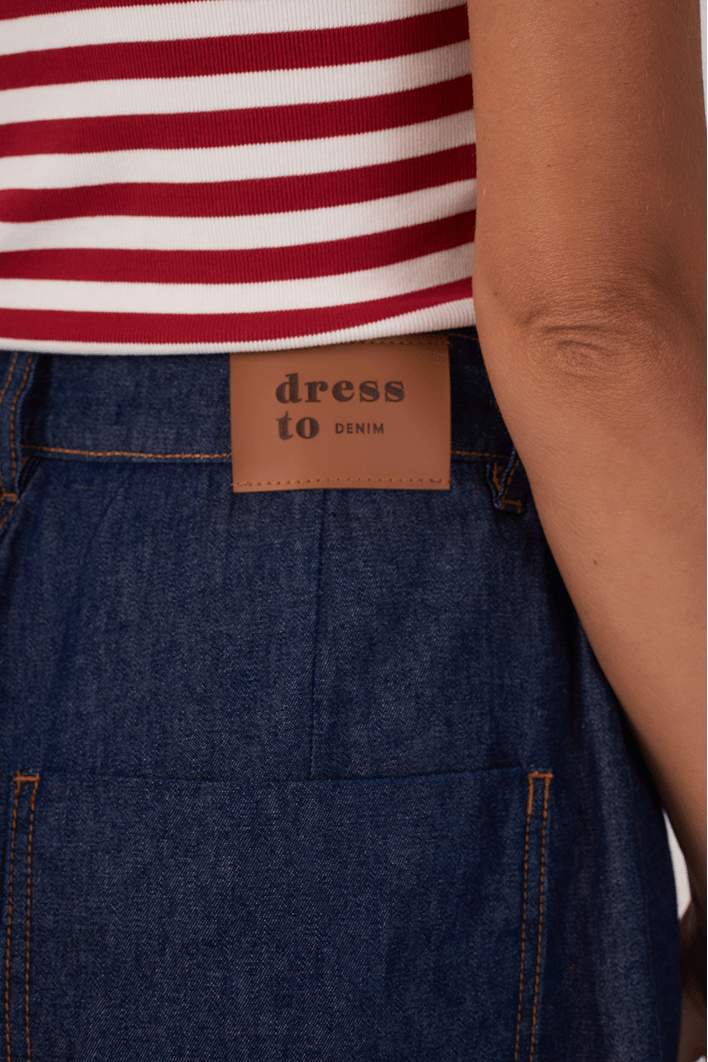 Saia Jeans Balonê