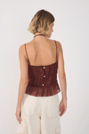 Blusa Algodão Pala Drapeada