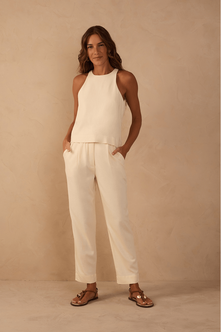 Calça Linho Cenoura