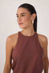 Blusa Linho Decote Nadador