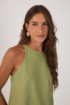Blusa Linho Decote Nadador