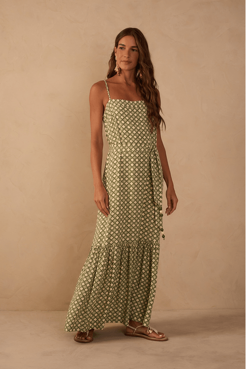 Vestido Cropped Estampa Amanhecer