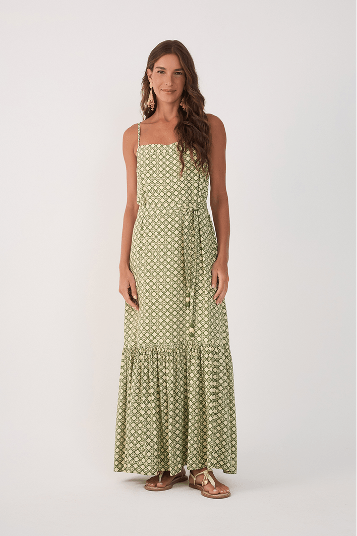 Vestido Cropped Estampa Amanhecer