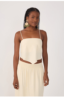 Blusa Linho Lenço Amarração