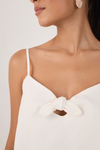 Blusa Linho Quadradinha Nó