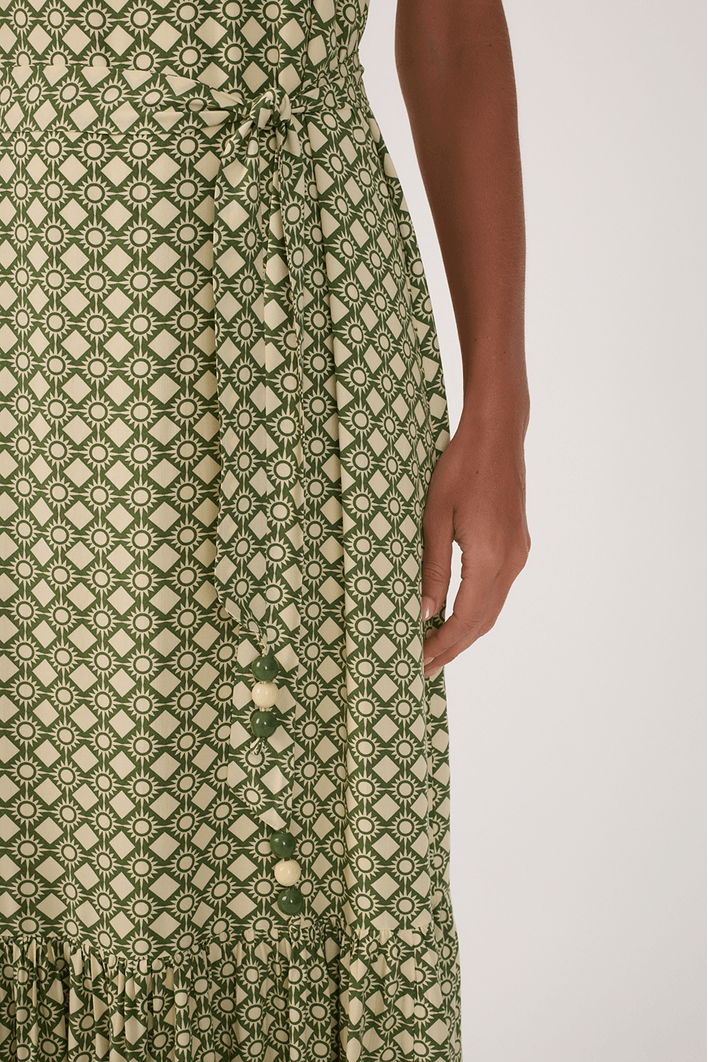 Vestido Cropped Estampa Amanhecer