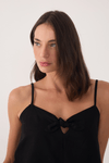 Blusa Linho Quadradinha Nó