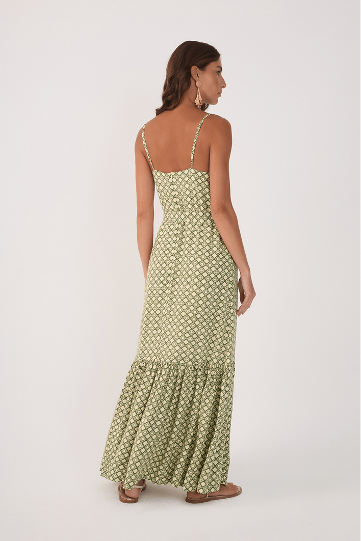 Vestido Cropped Estampa Amanhecer