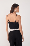 Blusa Linho Quadradinha Nó
